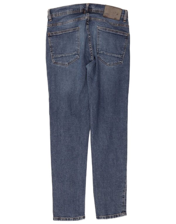 Zara Mens Slim Jeans EU 44 Large W34 L30 Blue Cotton