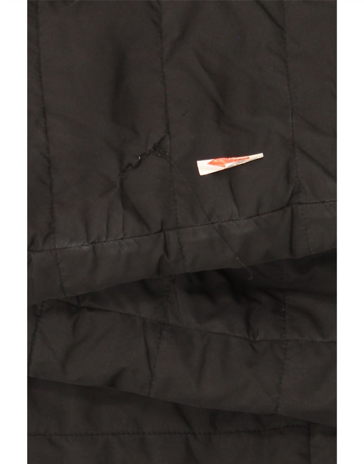 The North Face Womens Reversible Padded Jacket UK 14 Medium Black Polyester