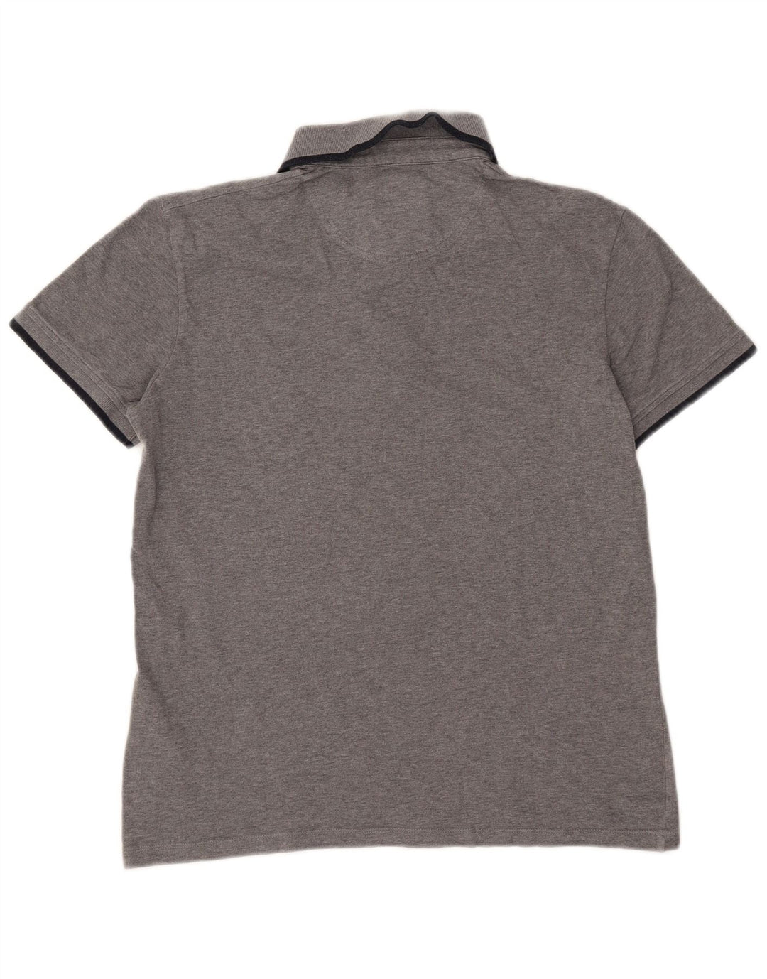 Bikkembergs Mens Polo Shirt Large Grey Cotton