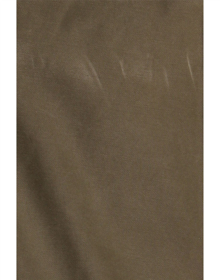 VINTAGE Mens Hooded Military Parka Jacket UK 40 Large Khaki