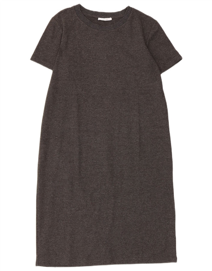 Zara Womens Shift Dress UK 10 Small Grey