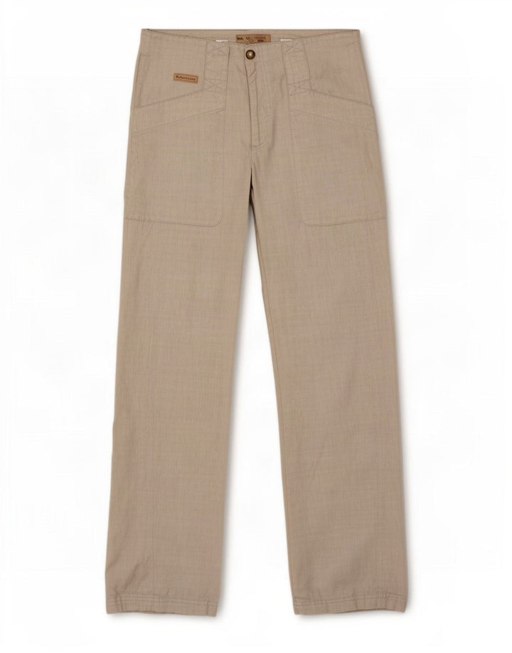 Marlboro Classics Womens Cargo Trousers EU 42 Large W30 L30 Beige
