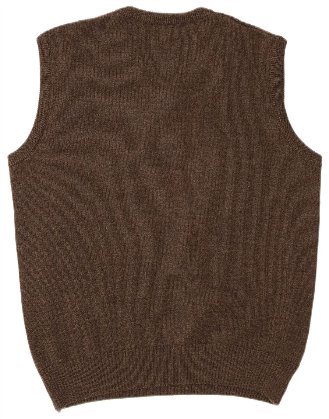 BEXLEYS Mens Vest Tank Top IT 54 XL Brown Striped Wool