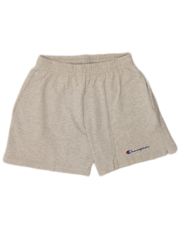 Champion Boys Sport Shorts 11-12 Years Large Grey Flecked Cotton
