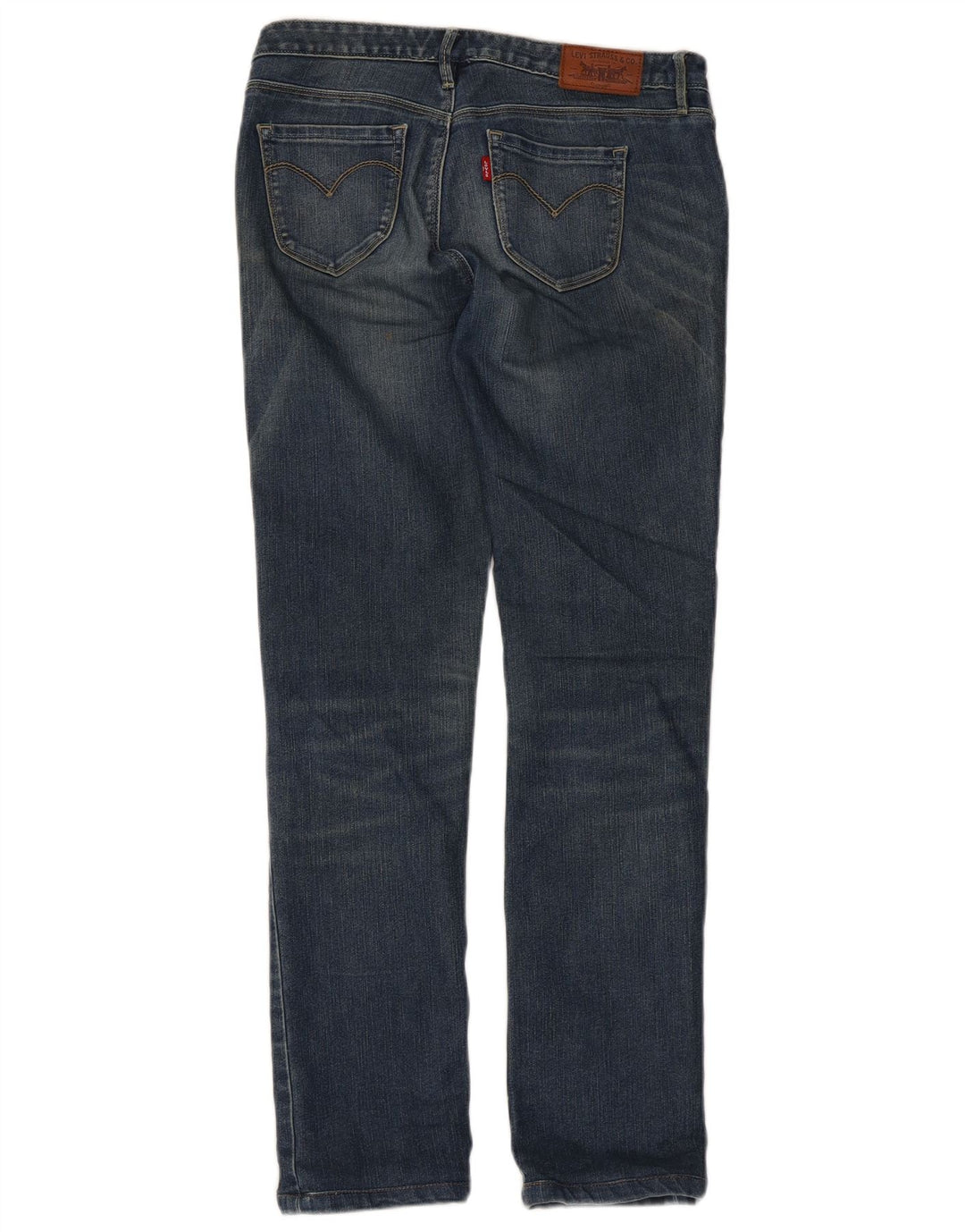Levi's Womens Slim Jeans W28 L31 Blue Cotton