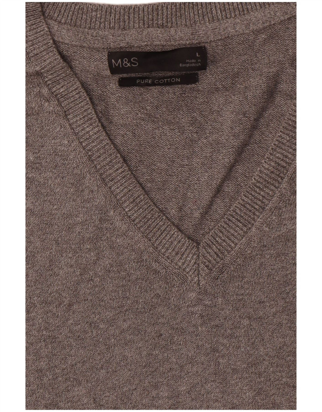 Marks & Spencer Mens Vest Tank Top Large Grey Cotton