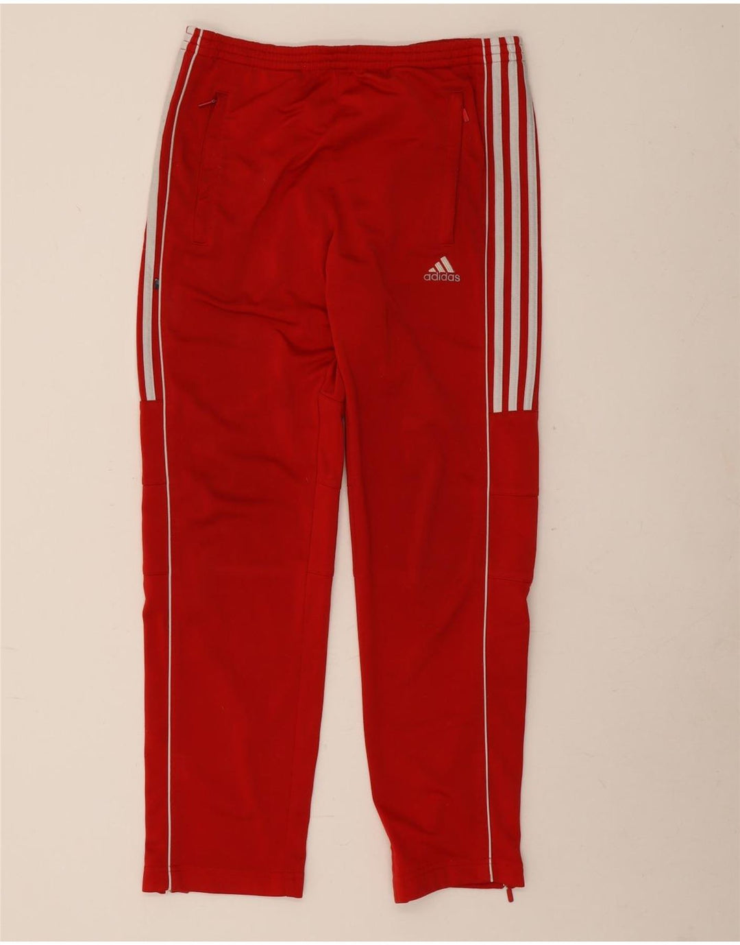 Adidas Boys Tracksuit Trousers 13-14 Years Red