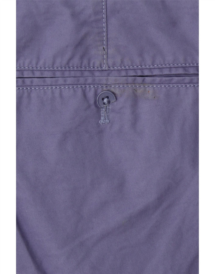 FAT FACE Mens Chino Shorts W32 Medium Purple Cotton