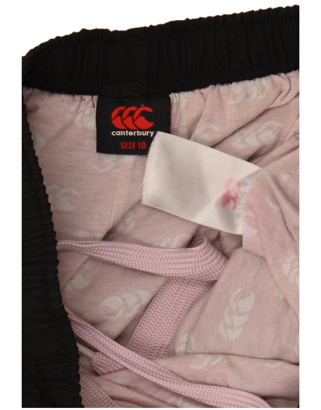 CANTERBURY Womens Graphic Tracksuit Trousers UK 10 Small Black