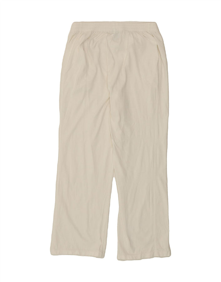 FILA Womens Tracksuit Trousers IT 50 Large  White Cotton Vintage Fila and Second-Hand Fila from Messina Hembry 