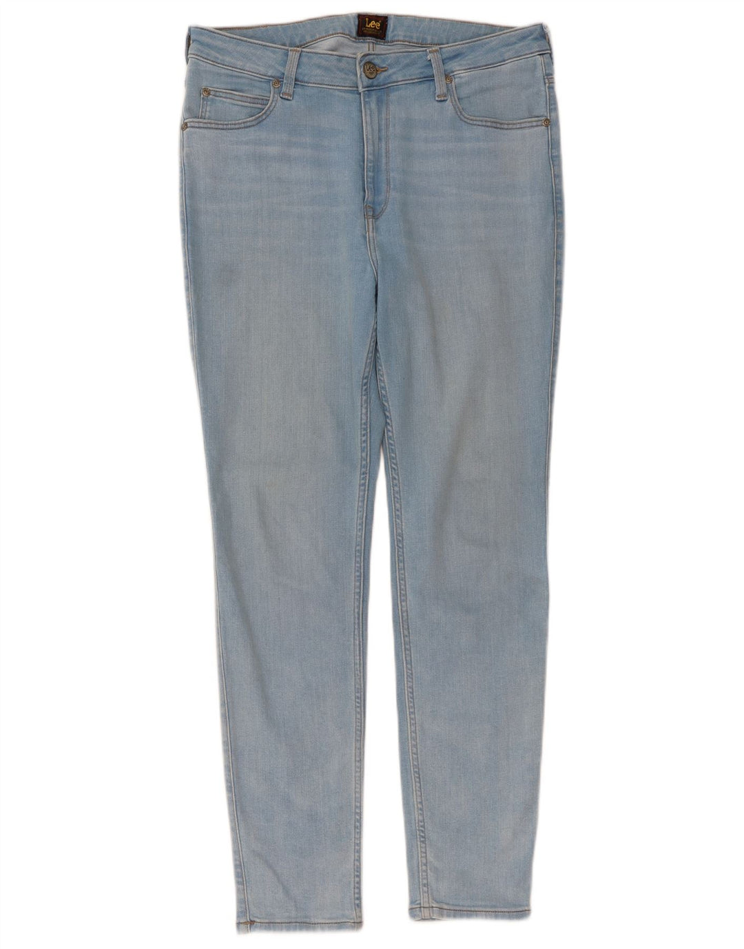 LEE Womens Scarlett High Skinny Jeans W32 L28 Blue Cotton