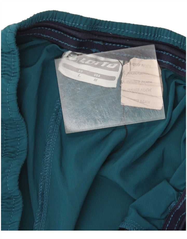 Lotto Mens Sport Shorts Large Blue Polyester