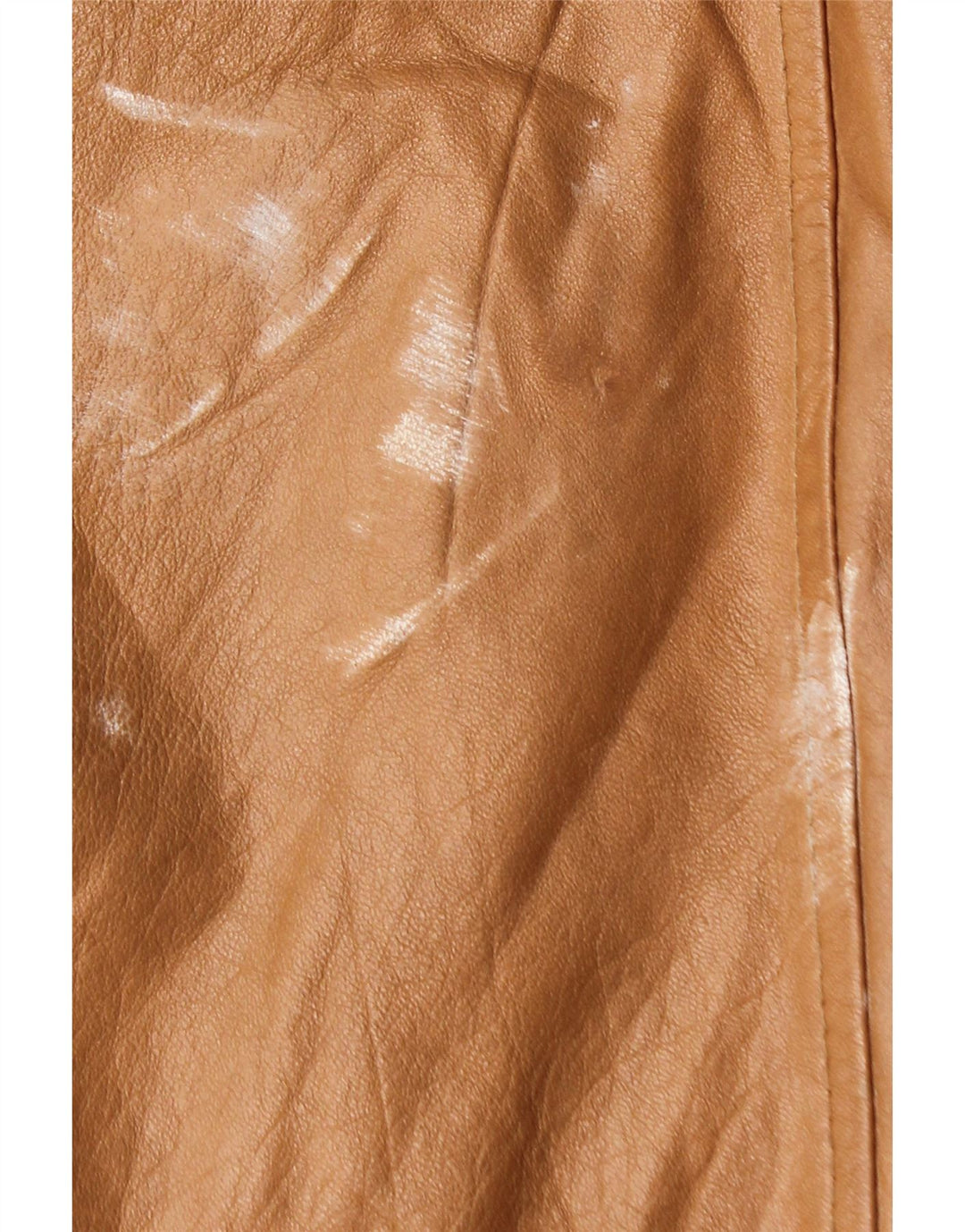 Vintage Mens Leather Coat IT 50 Large Brown Leather