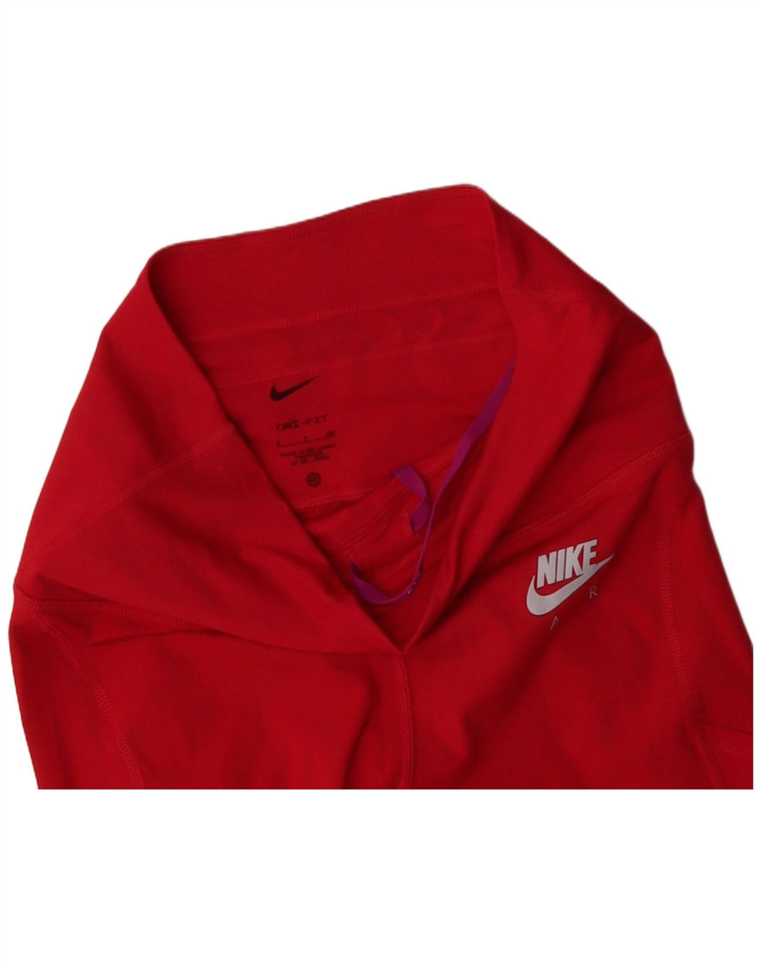 NIKE Womens Dri Fit Leggings UK 8 Small  Red Polyester