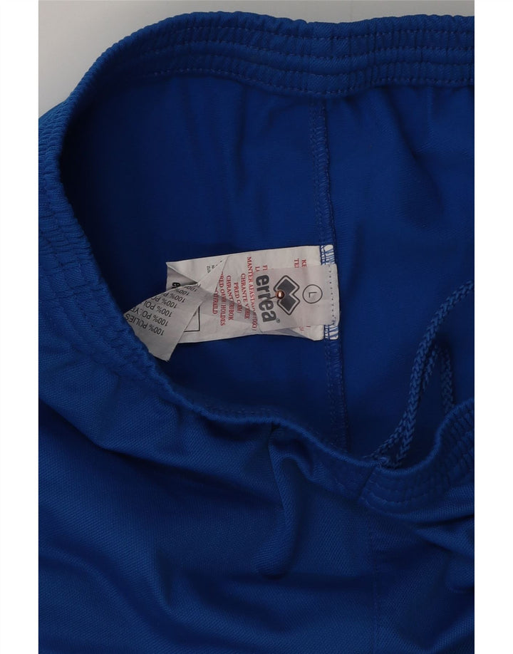 ERREA Mens Tracksuit Trousers Joggers Large Blue Polyester