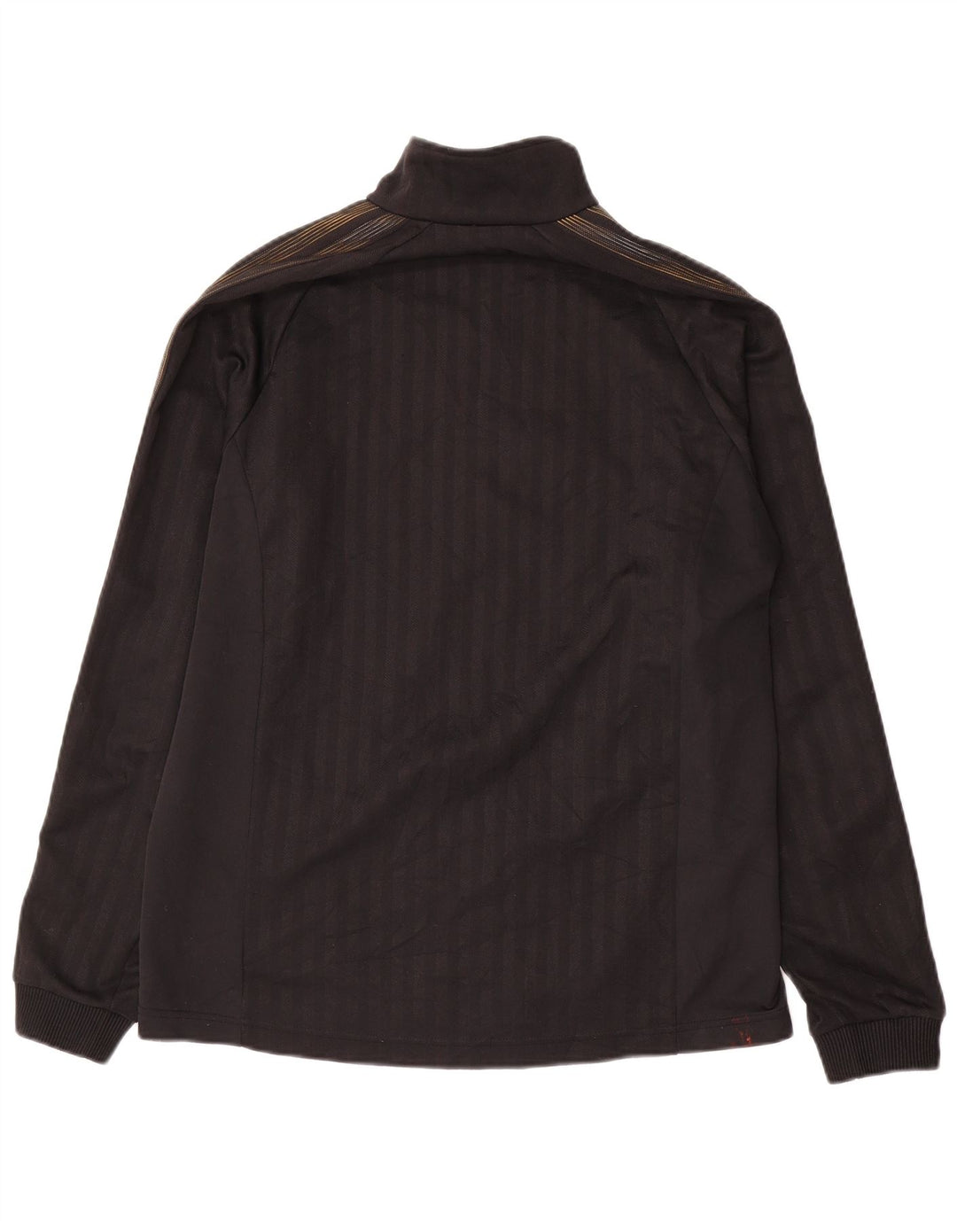 ADIDAS Mens Tracksuit Top Jacket UK 38/40 Medium Black Striped