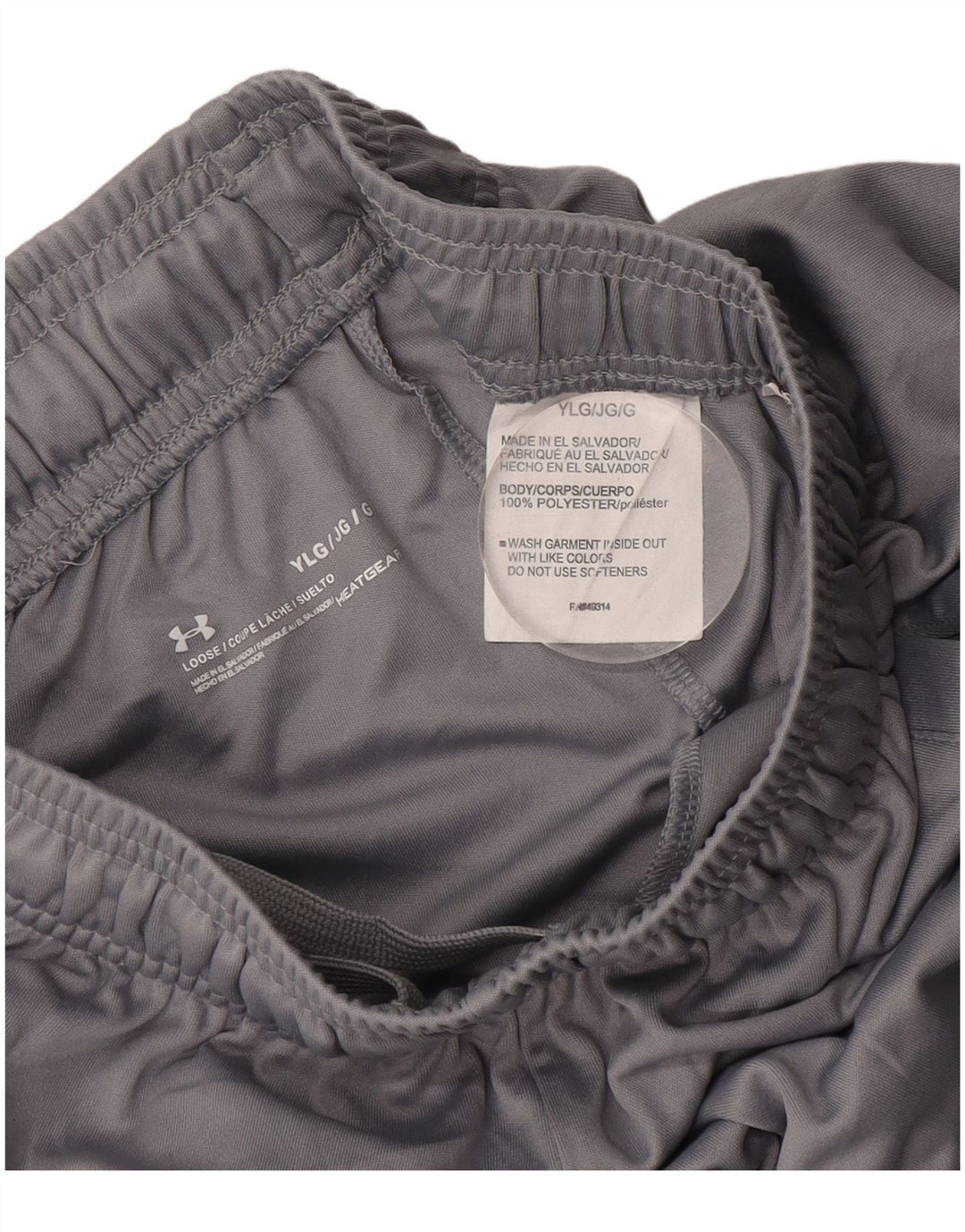 UNDER ARMOUR Boys Penn State Graphic Sport Shorts 11-12 Years Large Grey