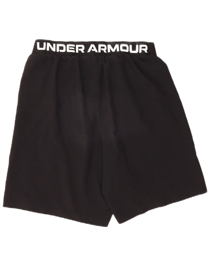 UNDER ARMOUR Mens Graphic Sport Shorts Large  Black Polyester