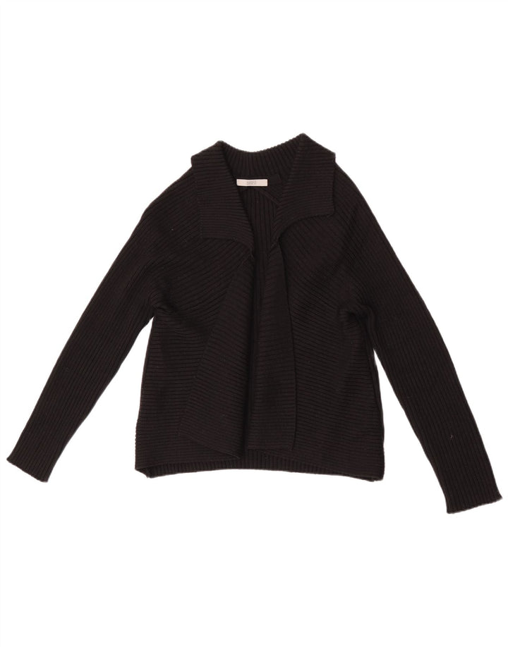Marks & Spencer Womens Open Bolero Jumper UK 12 Medium  Black Acrylic