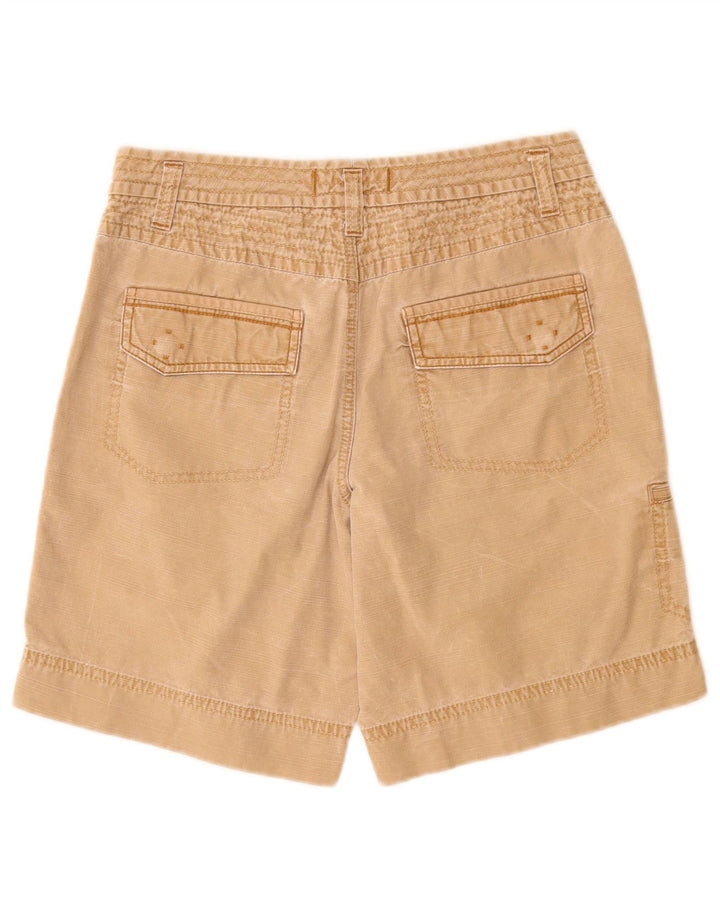 Eddie Bauer Womens Cargo Shorts US 2 XS W28  Beige Cotton