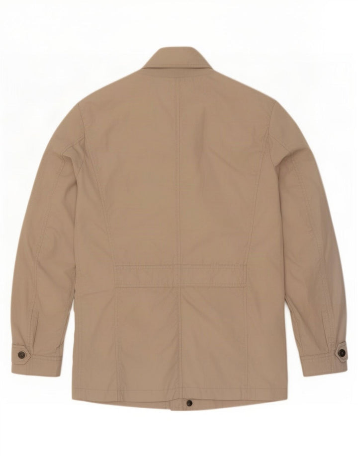 Geox Mens Respira Utility Jacket UK 40 Large Beige Polyester