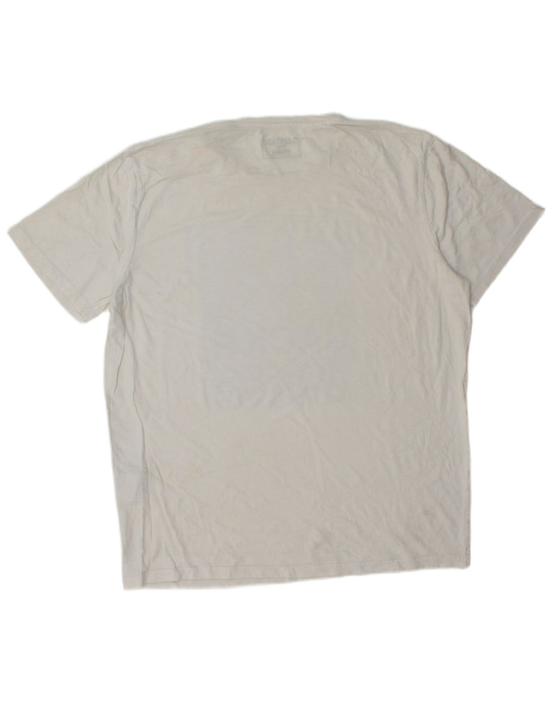 JACK & JONES Mens Regular Fit Graphic T-Shirt Top XL White Cotton
