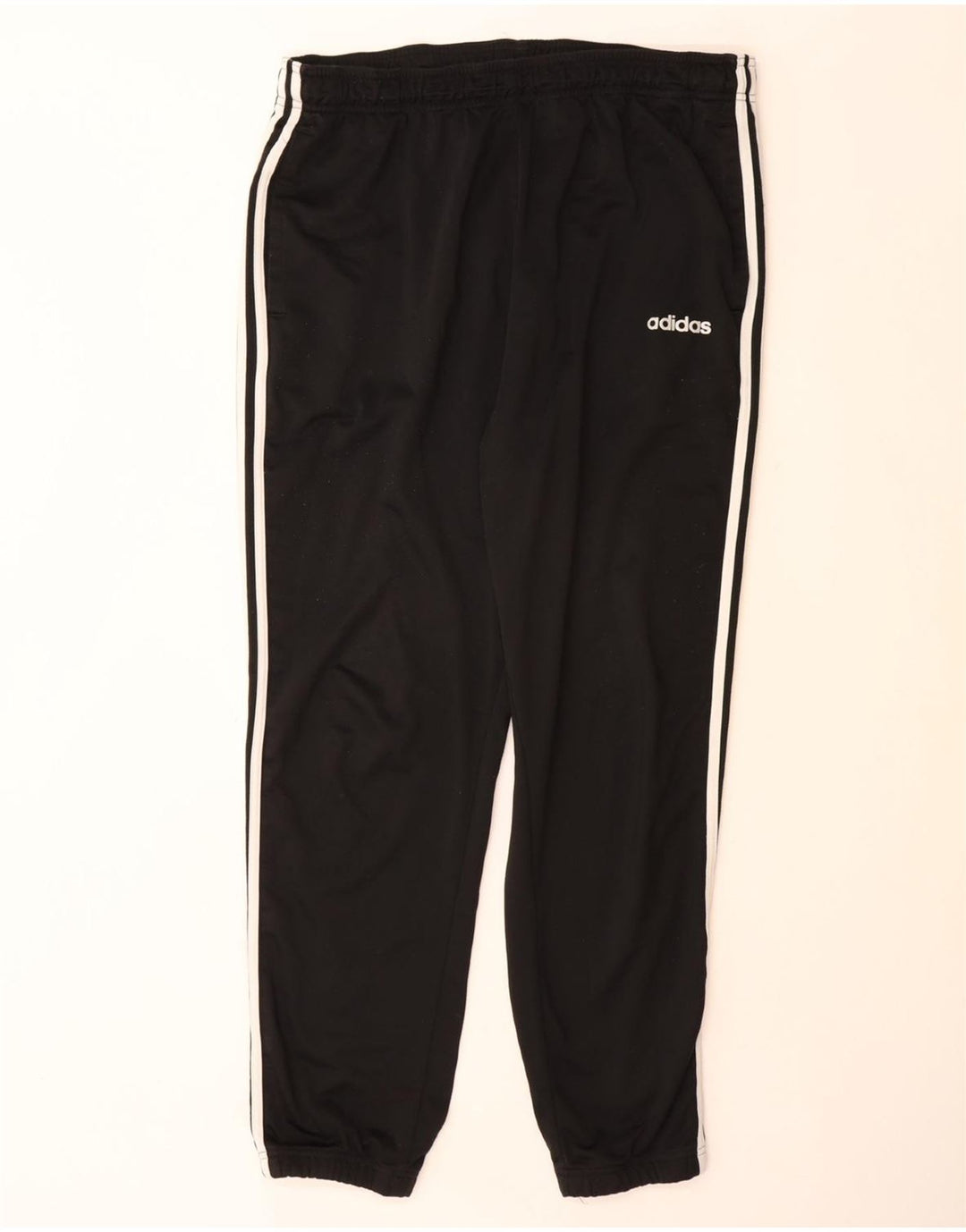 ADIDAS Mens Tracksuit Trousers Joggers XL  Black Polyester