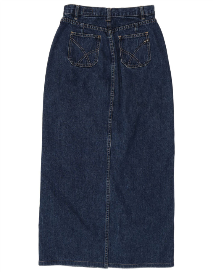 GAS Womens Denim Skirt W28 Medium Blue Cotton