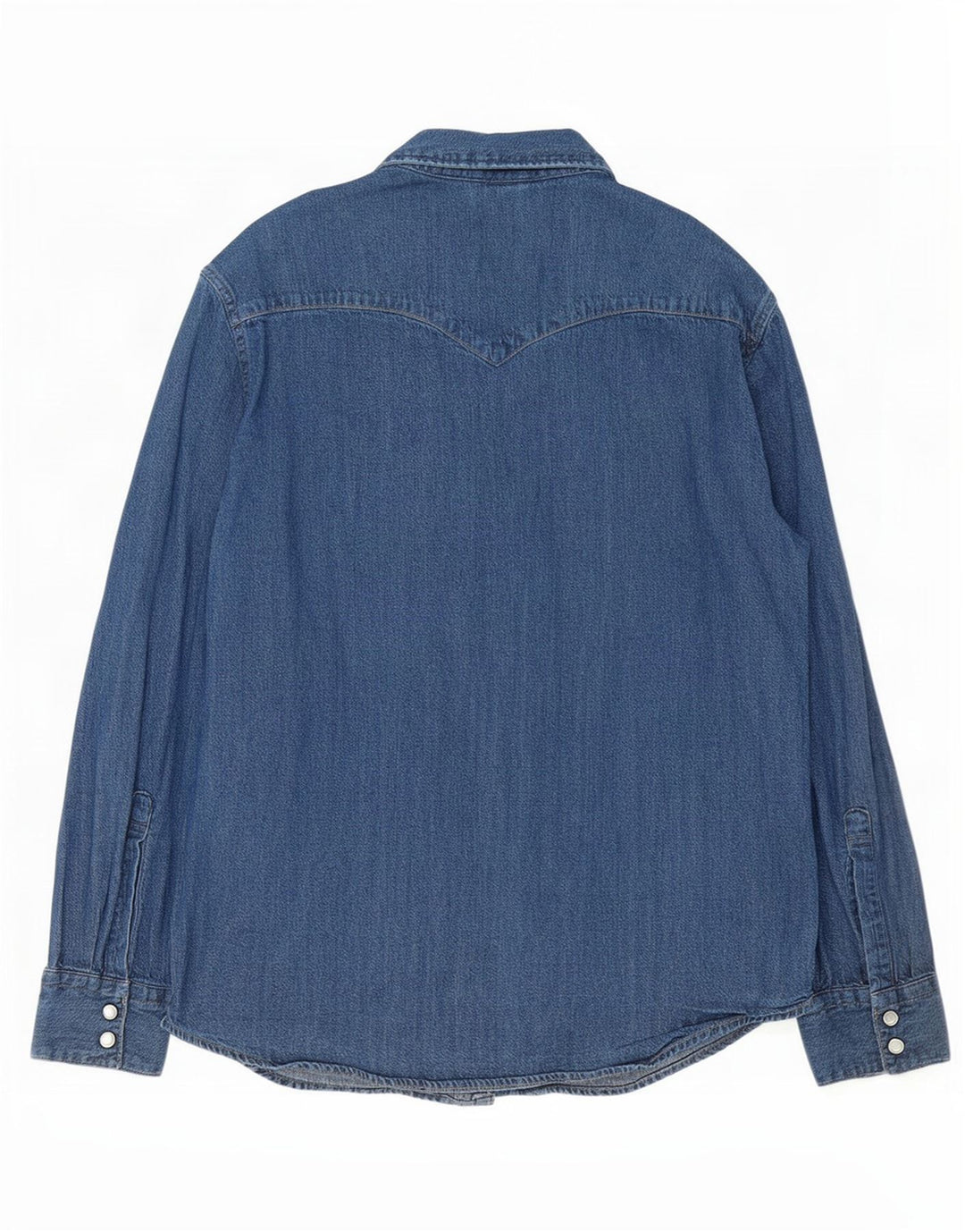 Levi's Mens Standard Denim Shirt Large Blue Cotton