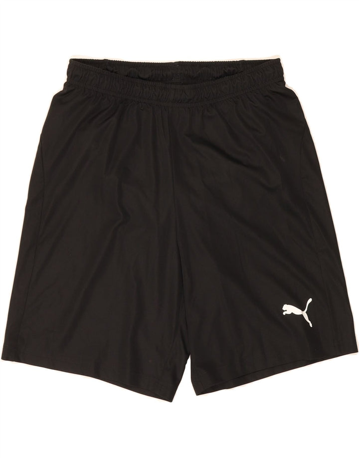 PUMA Mens Sport Shorts Medium  Black Polyester Vintage Puma and Second-Hand Puma from Messina Hembry 
