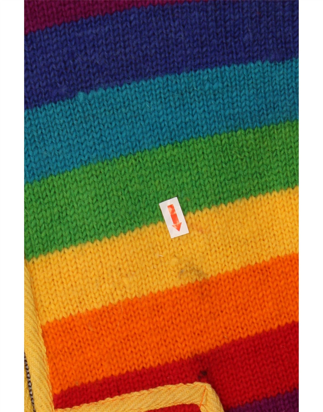 Vintage Womens Cardigan Sweater UK 12 Medium Multicoloured Colourful