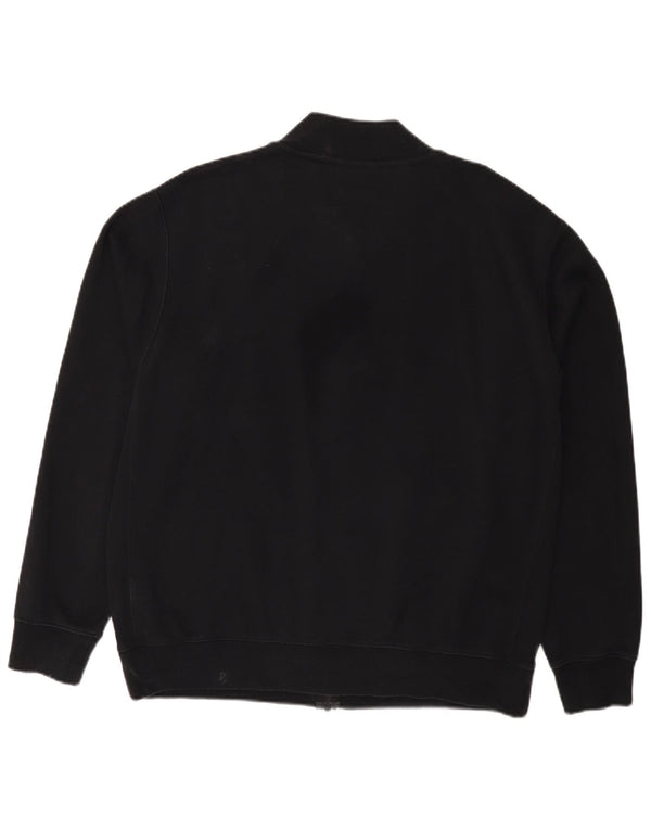 Nike Mens Tracksuit Top Jacket Large Black Cotton