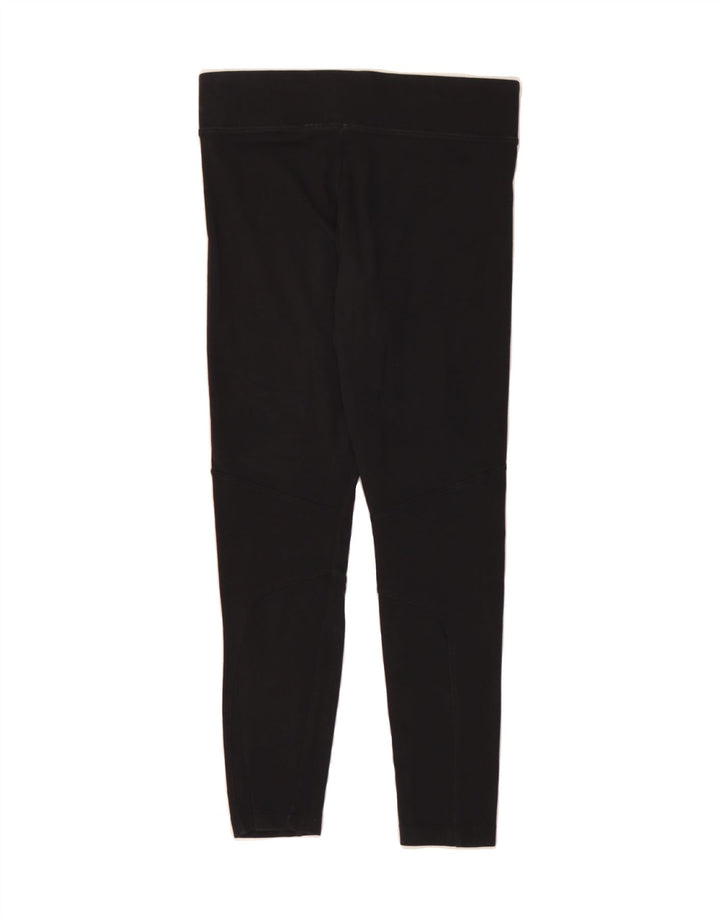 NIKE Womens Crop Leggings UK 10 Small  Black Vintage Nike and Second-Hand Nike from Messina Hembry 