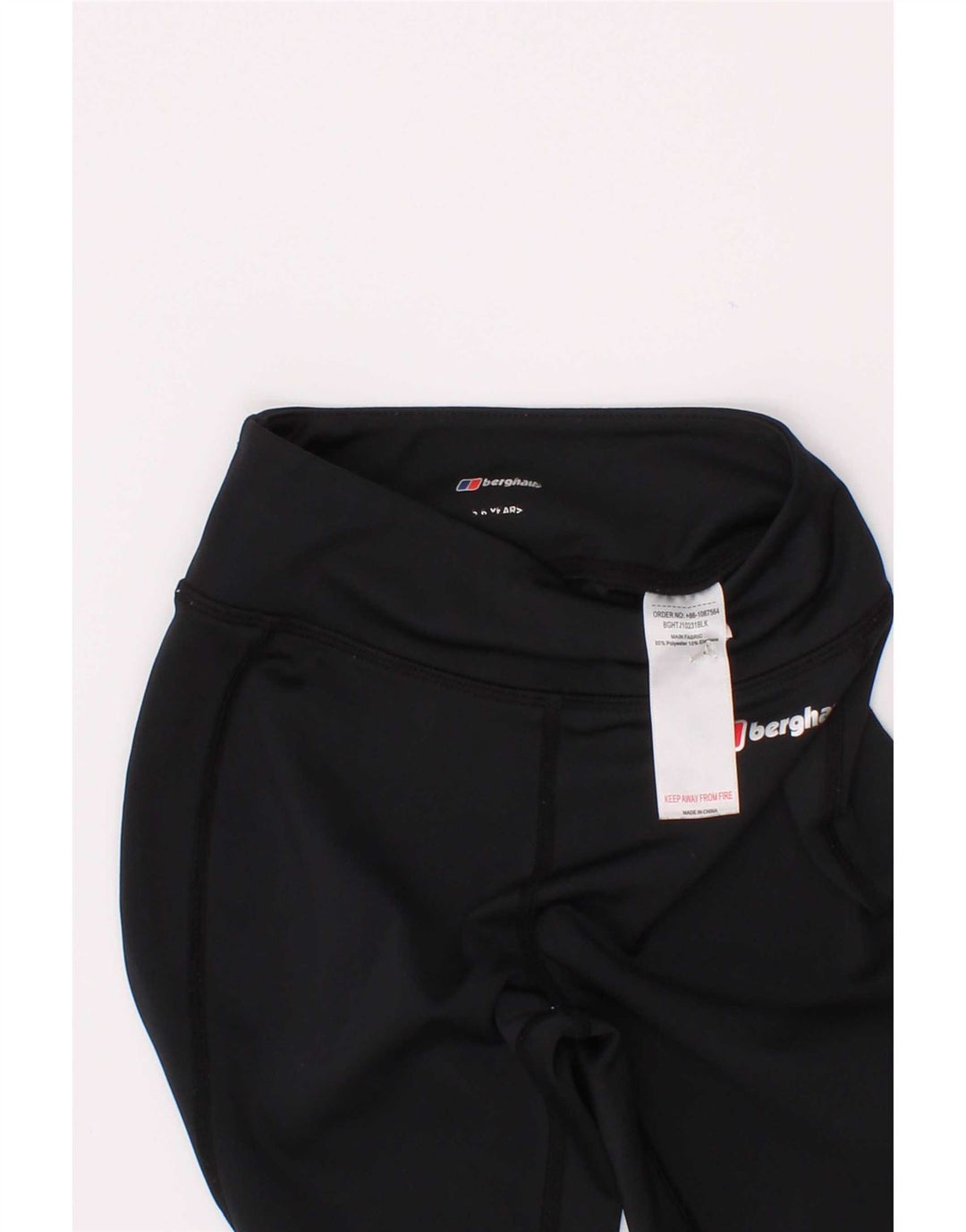 Berghaus Girls Leggings 5-6 Years Black Polyester