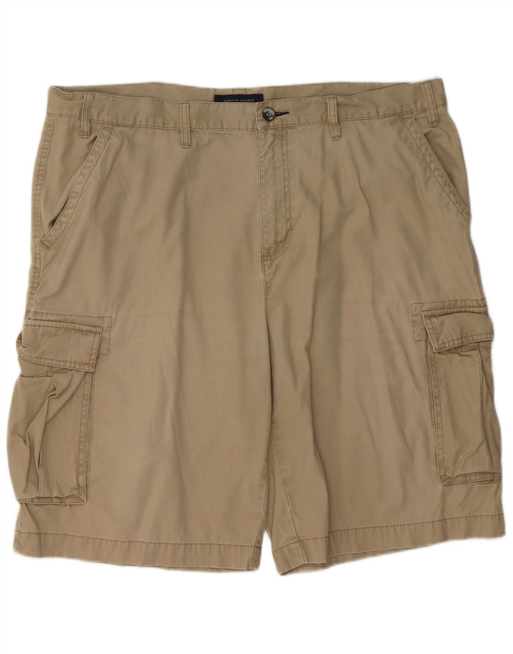TOMMY HILFIGER Mens Cargo Shorts W40 XL  Beige Cotton