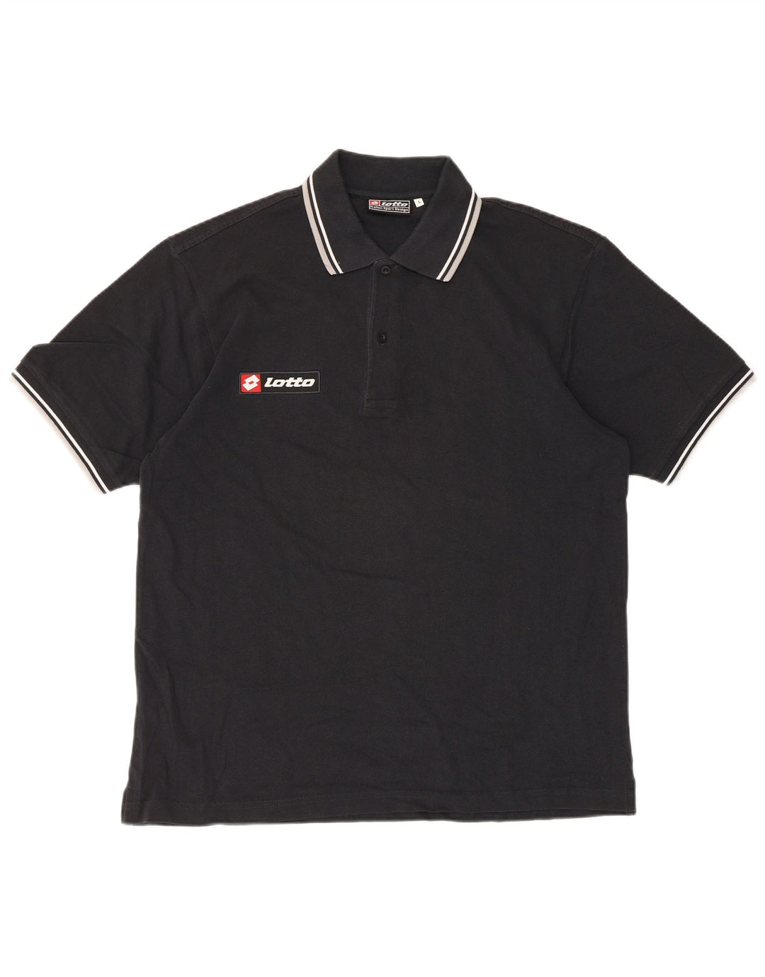 Lotto Mens Polo Shirt Large Black