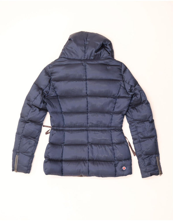 Colmar Womens Padded Jacket IT 44 Medium Navy Blue