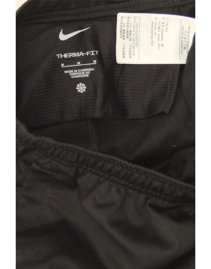 NIKE Mens Therma-Fit Tracksuit Trousers Medium  Black Polyester
