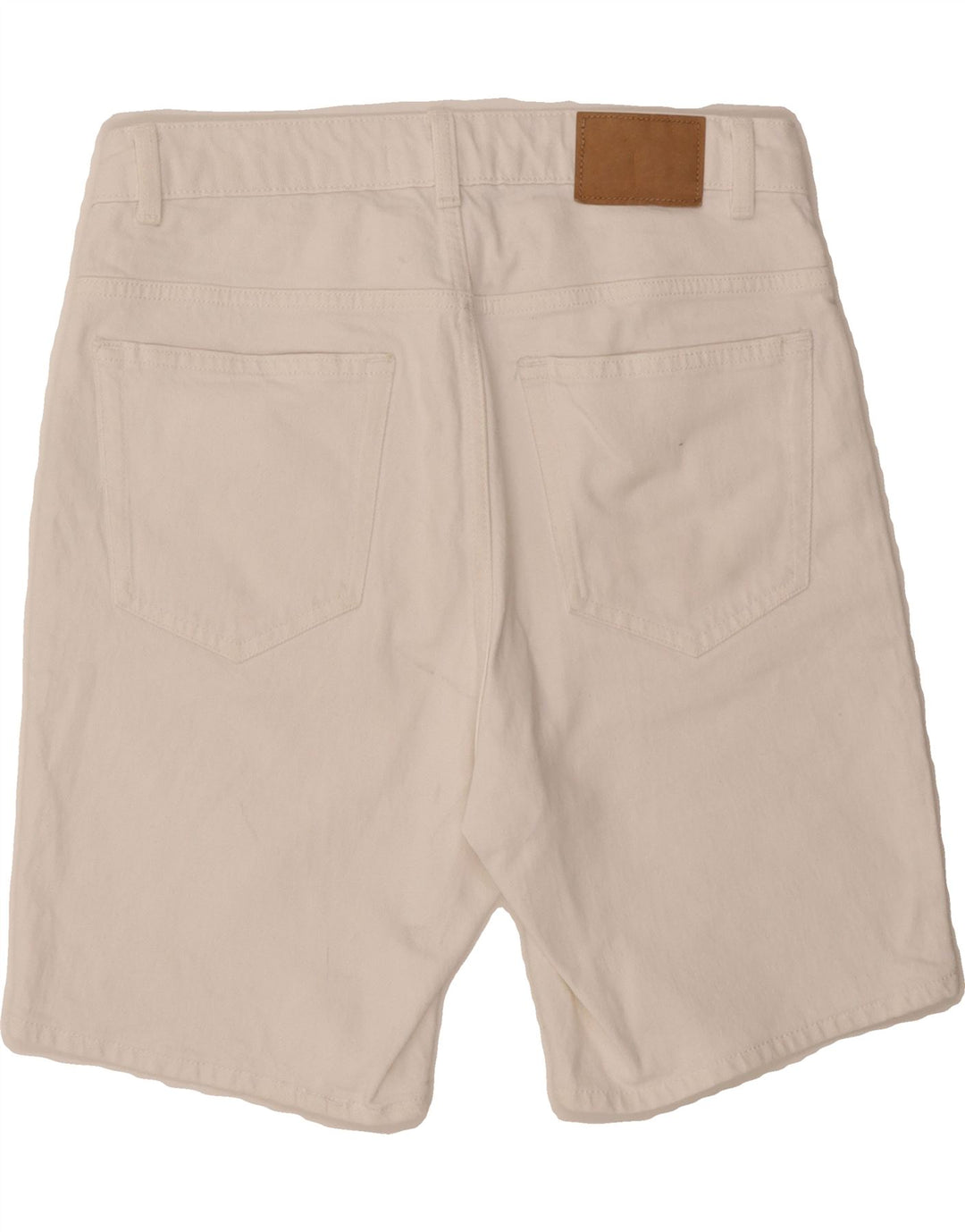 ZARA Mens Denim Shorts EU 40 Medium W31  White Cotton Vintage Zara and Second-Hand Zara from Messina Hembry 