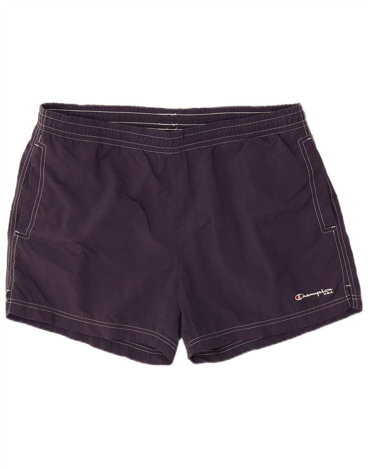CHAMPION Mens Swimming Shorts XL Navy Blue Polyamide