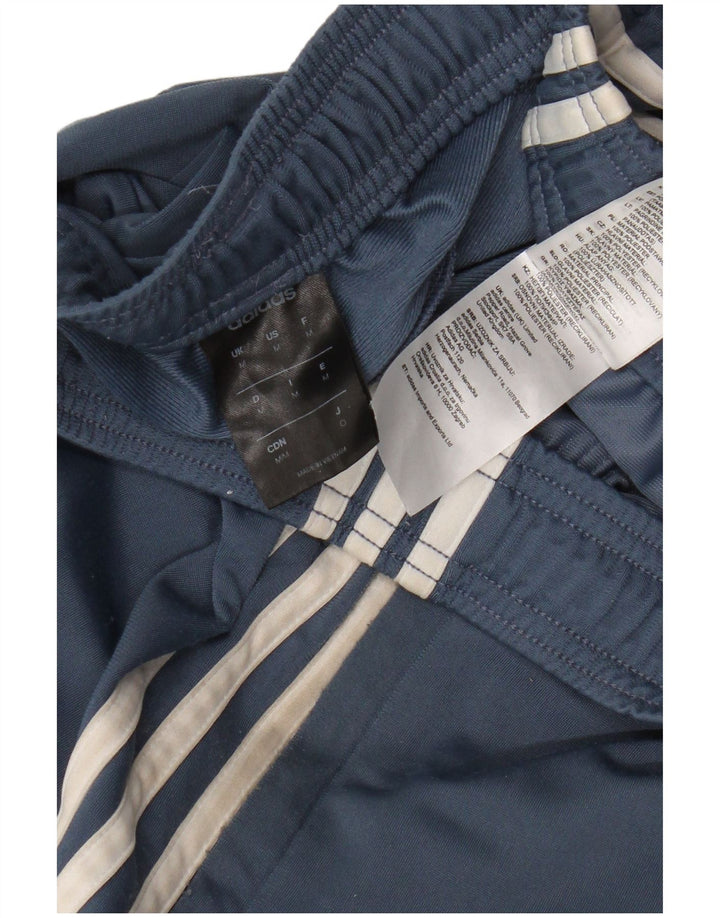 Adidas Mens Tracksuit Trousers Medium  Blue Polyester