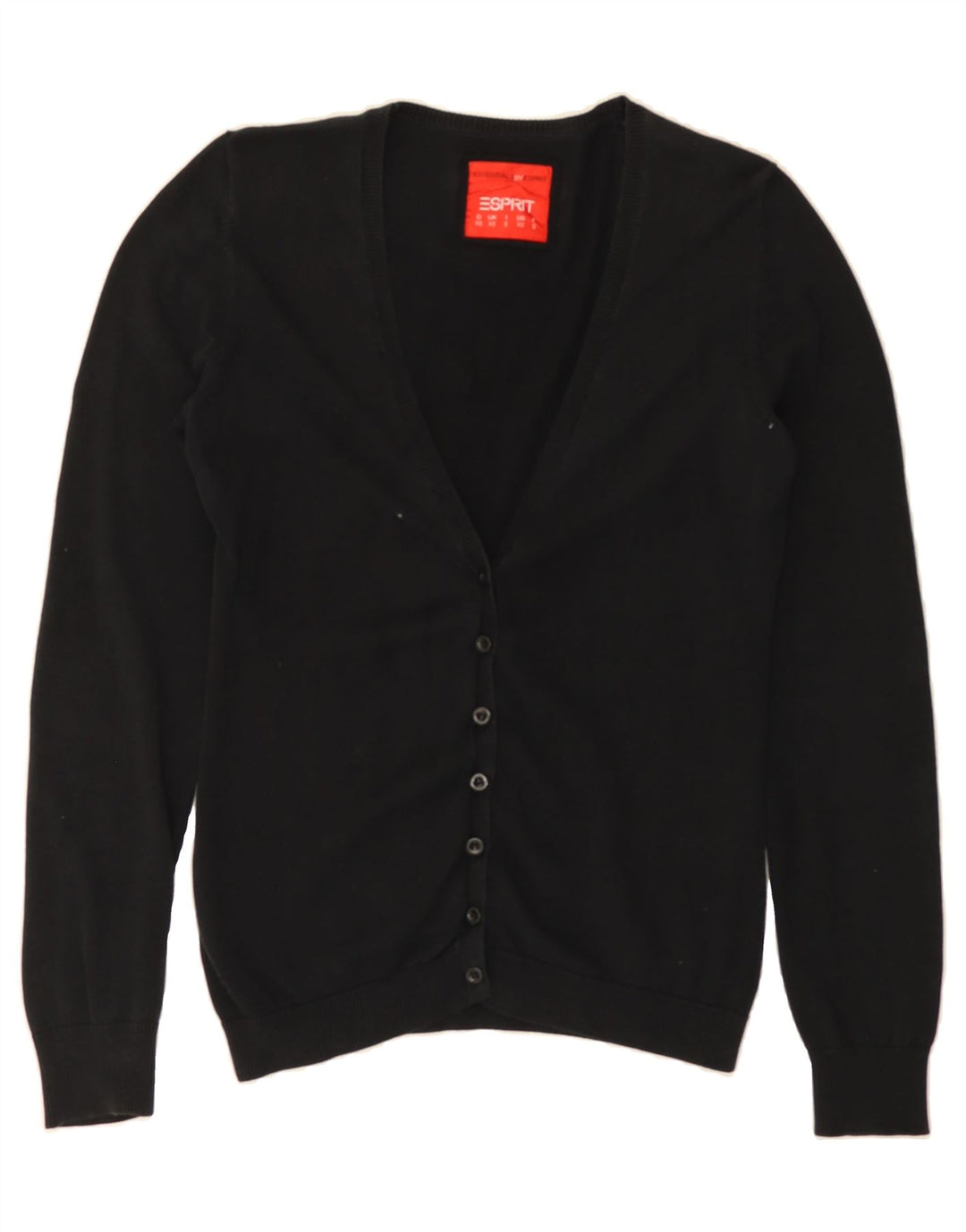 ESPRIT Womens Cardigan Sweater UK 6 XS Black Vintage Esprit and Second-Hand Esprit from Messina Hembry 