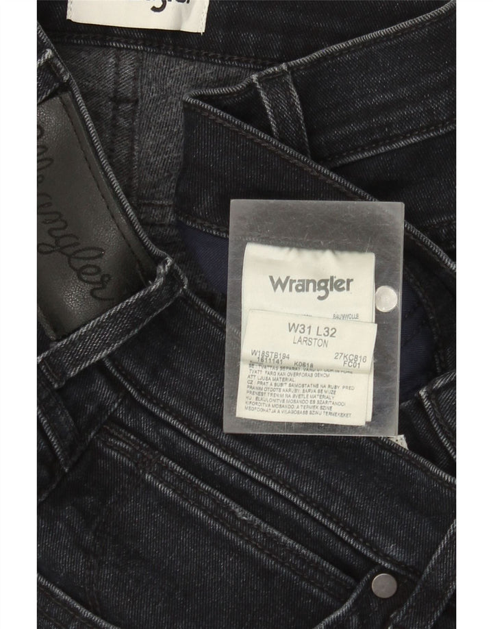 WRANGLER Mens Larston Slim Jeans W31 L32 Navy Blue Cotton
