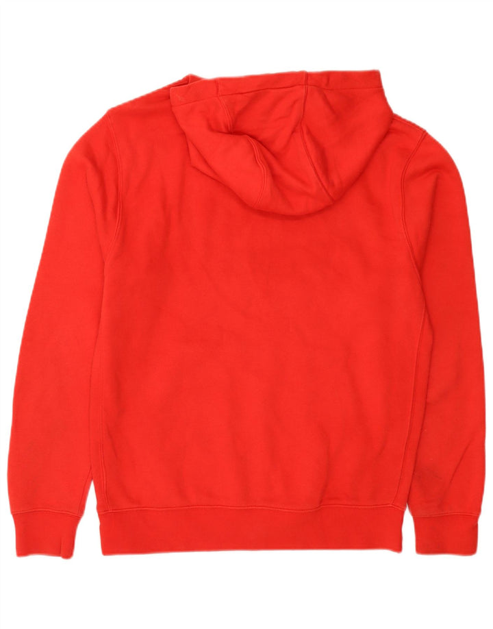 Nike Mens Hoodie Jumper Small Red Cotton