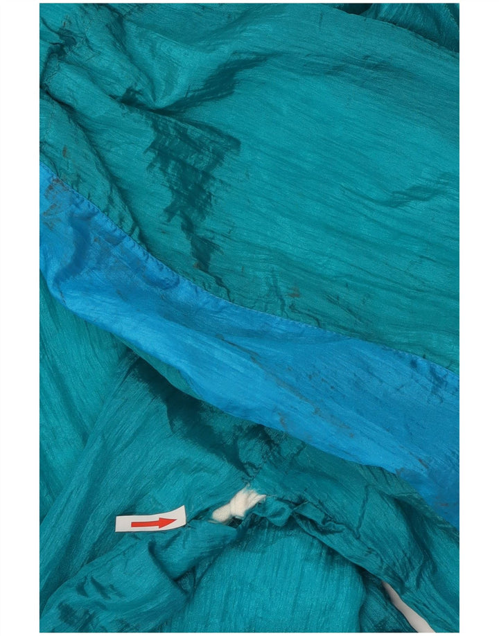 Vintage Mens Full Tracksuit XL  Blue Colourblock Nylon