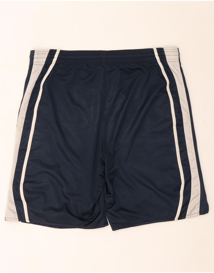 REEBOK Mens Sport Shorts XL  Navy Blue Colourblock