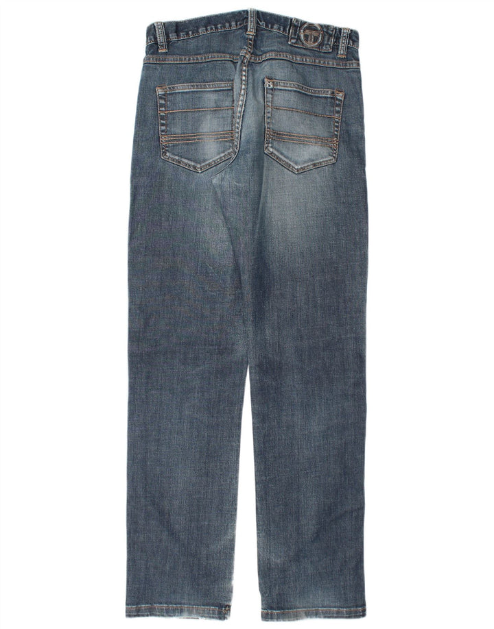 SERGIO TACCHINI Mens Straight Jeans W34 L34 Blue Cotton