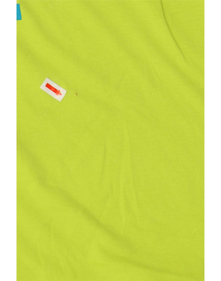 DIADORA Mens Graphic T-Shirt Top Small Green Cotton