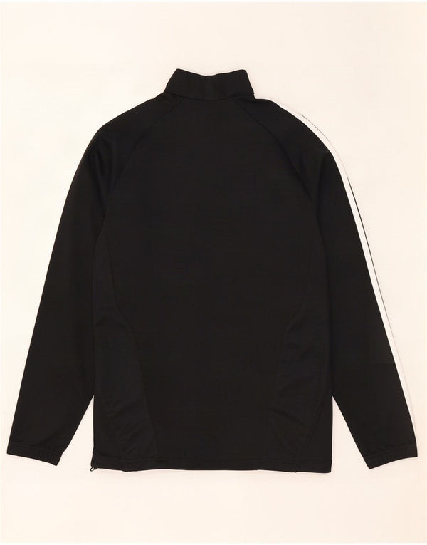 Adidas Mens Climacool Zip Neck Pullover Tracksuit Top UK 38/40 Medium Black