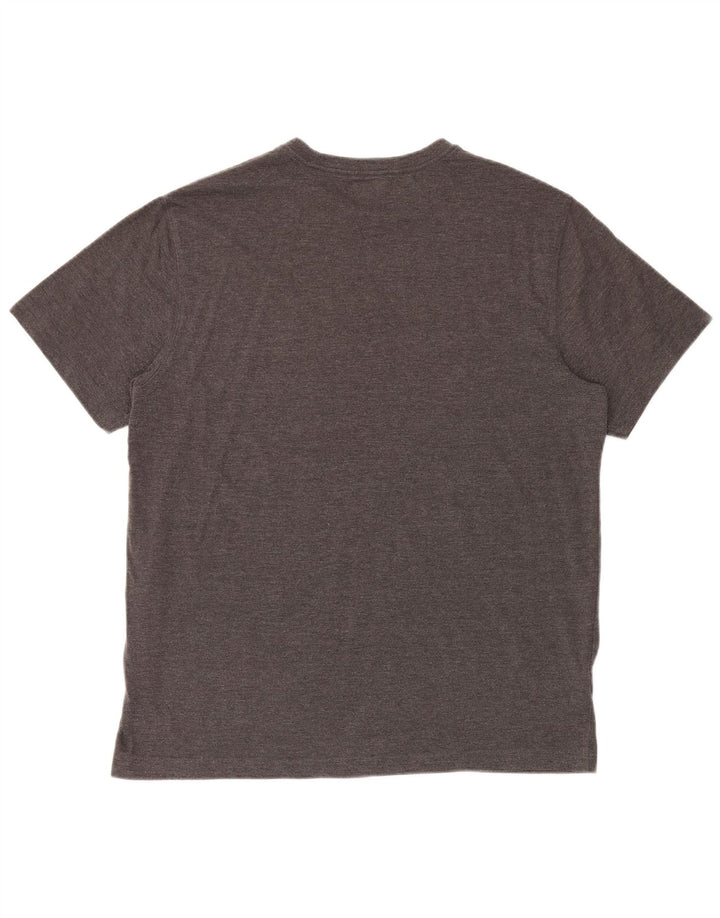 Eddie Bauer Mens T-Shirt Top Large Grey Cotton